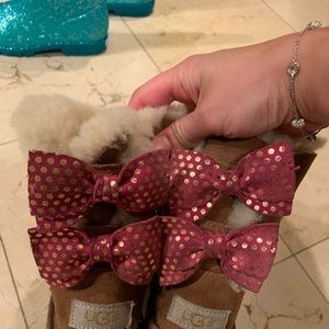 Uggs Bailey bow toddler girls